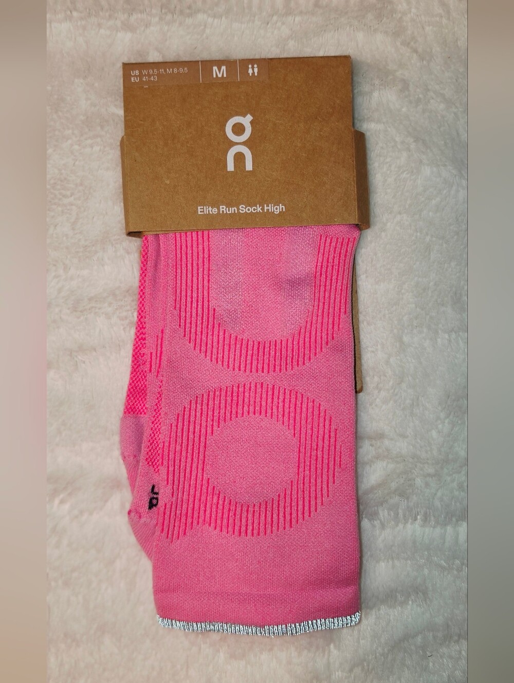 On Running Elite Run Sock High — Pink (SOC51)